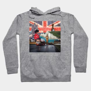 Cheers, mate! A London Icons Collage Hoodie